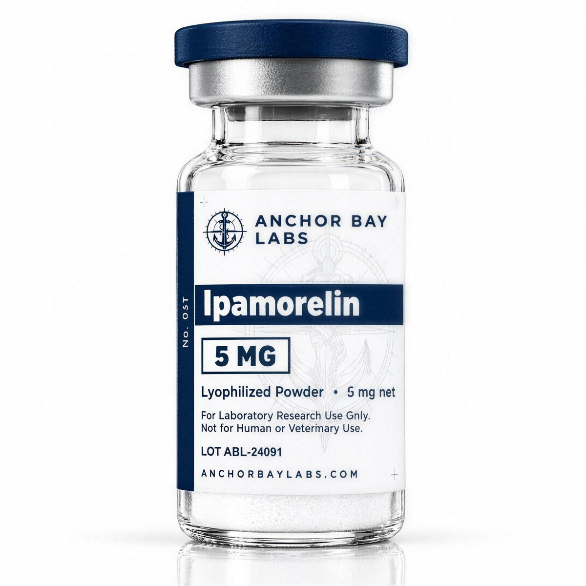 Ipamorelin 5 mg research vial
